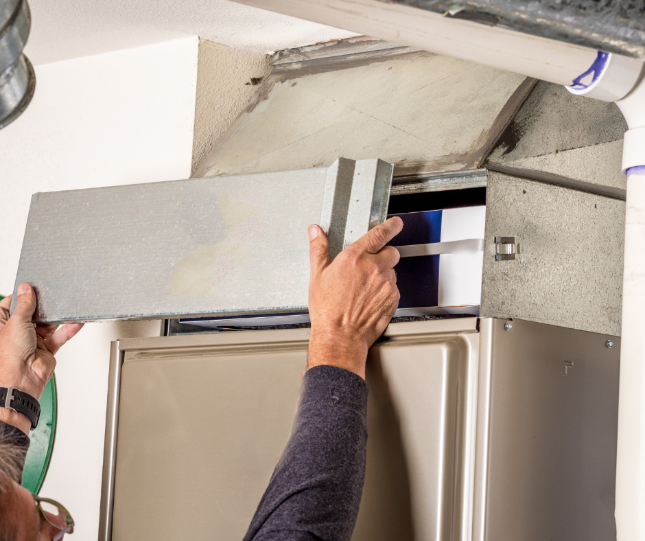 HVAC-professional-installation-services hvac professional technician working on unit