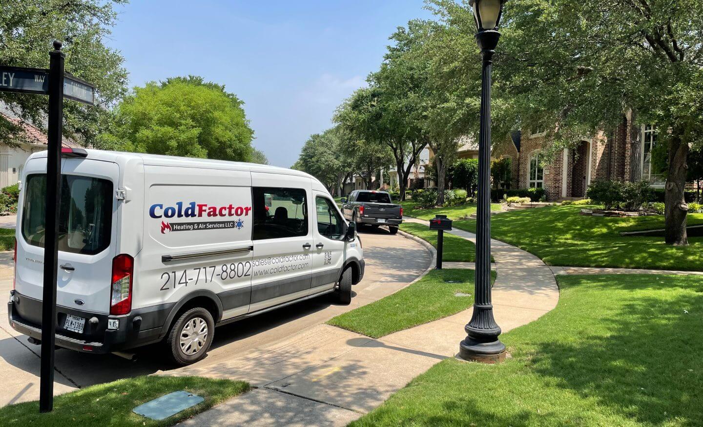 cold factor heating and air van