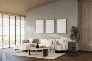 spacious airy living room